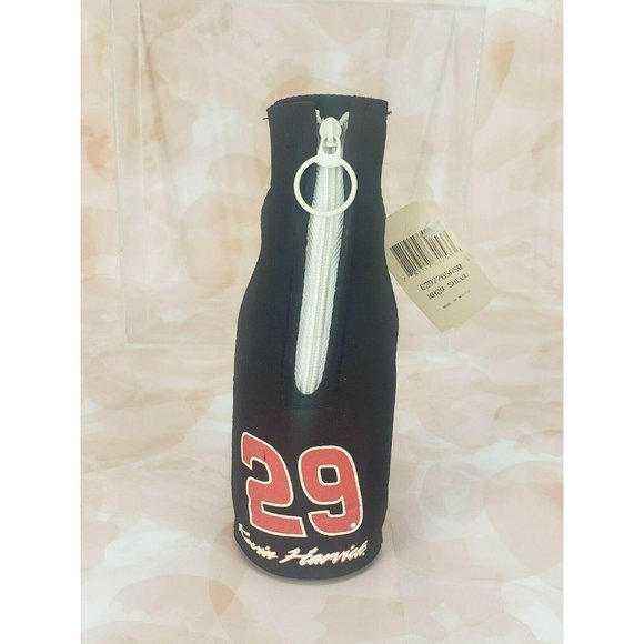 NASCAR‎ KEVIN HARVICK #29 INSULATED BOTTLE COVER HUGGER ZIPPER KOOZIE COOZIE 1T - Picture 3 of 9